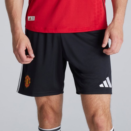 Femme Manchester United 2025/26 Short Domicile - Noir Femme Manchester United 2025/26 Short Domicile - Noir