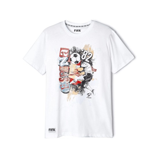 Maillot Retro Espagne 82 Classics Peinture Homme Maillot Retro Espagne 82 Classics Peinture Homme