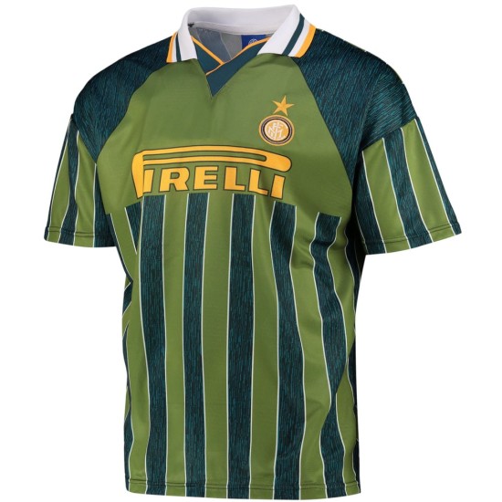 Homme Maillot quatrième rétro Inter Milan 1996