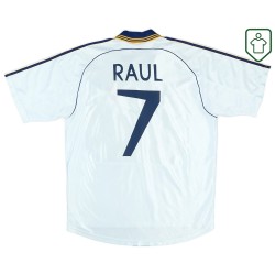 Homme Maillot rétro domicile Real Madrid 1998/00 Raul #7