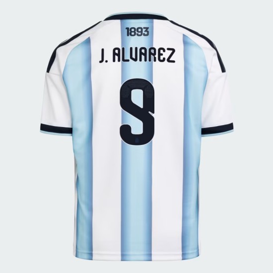 Maillot Officiel Domicile Argentine 2026 Homme J. ALVAREZ #9 Maillot Officiel Domicile Argentine 2026 Homme J. ALVAREZ #9