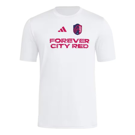 Maillot AEROREADY homme St. Louis City SC 2025 - Blanc Maillot AEROREADY homme St. Louis City SC 2025 - Blanc