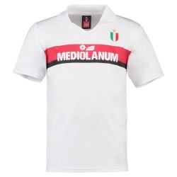 Homme Maillot extérieur rétro Milan 1988
