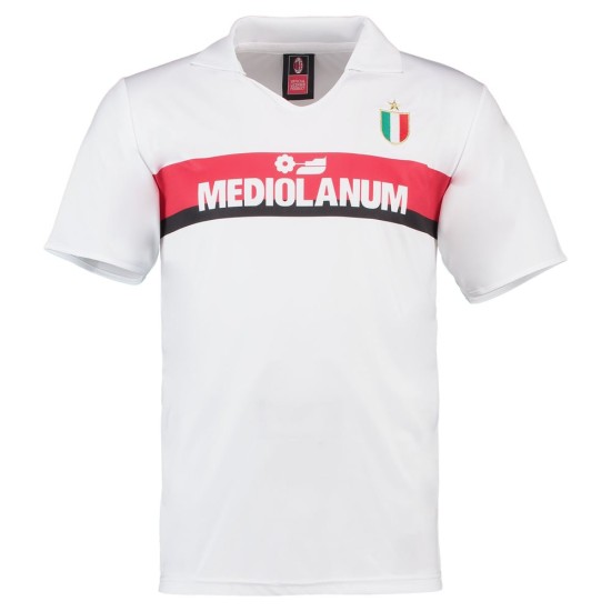 Homme Maillot extérieur rétro Milan 1988 Homme Maillot extérieur rétro Milan 1988