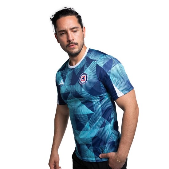 Maillot Enfant Cruz Azul Échauffement Troisième 2025/26 – Turquoise/Marine Maillot Enfant Cruz Azul Échauffement Troisième 2025/26 – Turquoise/Marine