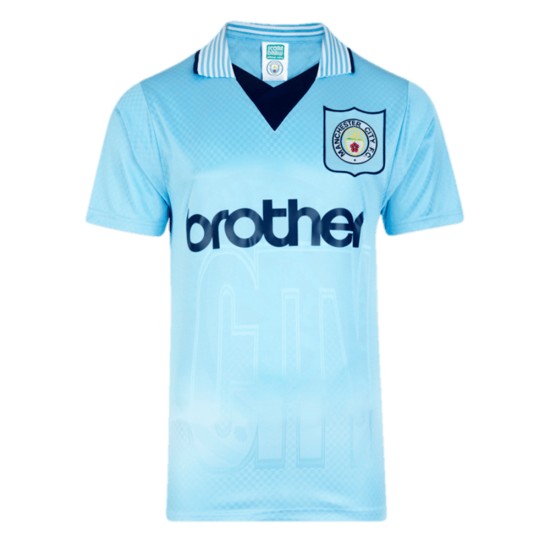 Maillot Rétro Domicile Homme Manchester City 1996 Maillot Rétro Domicile Homme Manchester City 1996
