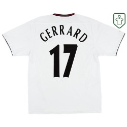 Maillot rétro extérieur homme Liverpool 2003/04 Gerrard #17