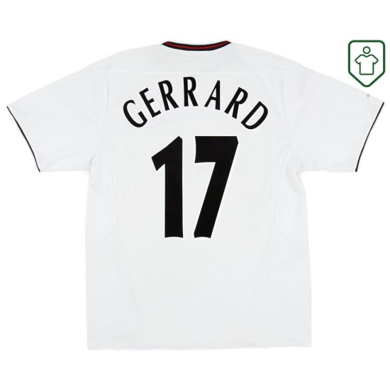 Maillot rétro extérieur homme Liverpool 2003/04 Gerrard #17 Maillot rétro extérieur homme Liverpool 2003/04 Gerrard #17