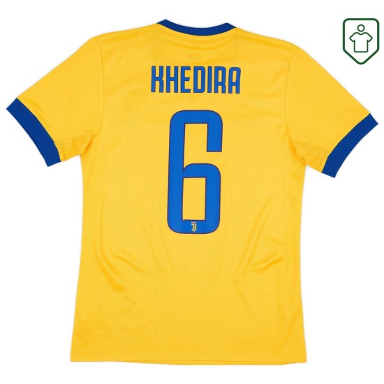 Homme Maillot extérieur rétro Juventus 2017/18 Khedira #6 Homme Maillot extérieur rétro Juventus 2017/18 Khedira #6