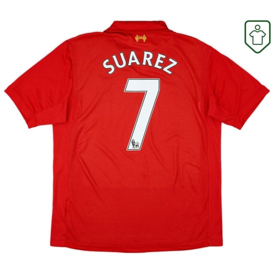 Maillot rétro domicile homme Liverpool 2012/13 Suarez #7
