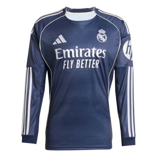 Maillot extérieur manches longues femme Real Madrid 2025/26 Maillot extérieur manches longues femme Real Madrid 2025/26
