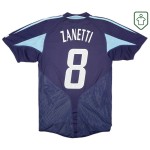 Homme Maillot rétro extérieur Argentine 2004/05 Zanetti #8 Homme Maillot rétro extérieur Argentine 2004/05 Zanetti #8
