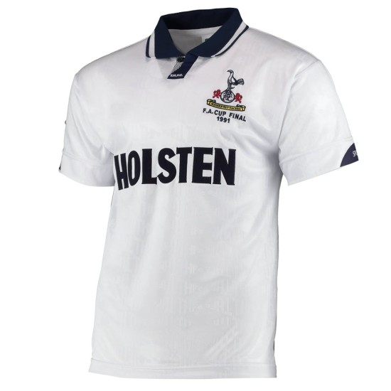 Maillot rétro finale FA Cup homme Tottenham Hotspur 1991 Maillot rétro finale FA Cup homme Tottenham Hotspur 1991
