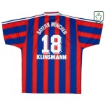 Homme Maillot domicile rétro Bayern Munich 1995/97 Klinsmann #18