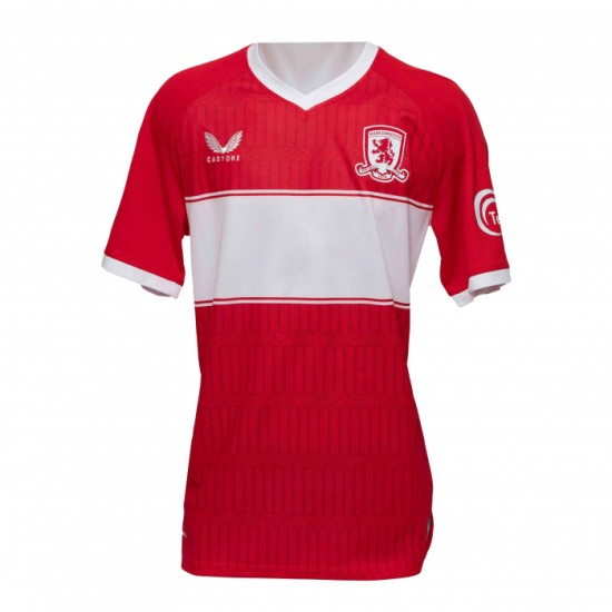 Maillot Domicile Enfant Middlesbrough 2025/26 Sans Inscription