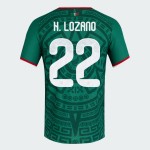 Maillot Officiel Domicile Mexique 2026 Homme H. LOZANO #22 Maillot Officiel Domicile Mexique 2026 Homme H. LOZANO #22