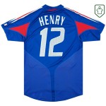 Homme Maillot rétro domicile France 2004/06 Henry #12 Homme Maillot rétro domicile France 2004/06 Henry #12