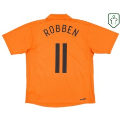 Homme Maillot rétro domicile Pays-Bas 2006/08 Robben #11