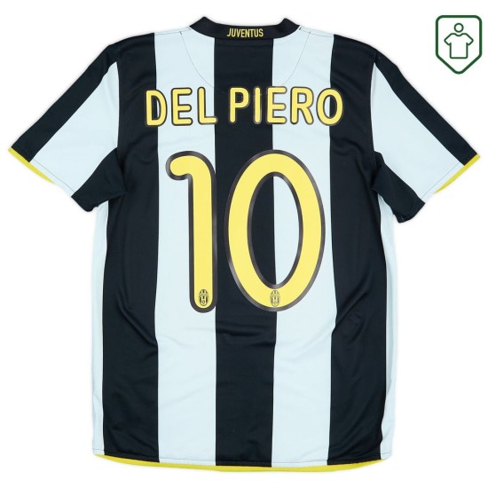 Homme Maillot domicile rétro Juventus 2008/09 Del Piero #10 Homme Maillot domicile rétro Juventus 2008/09 Del Piero #10