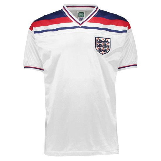 Maillot Coupe du Monde 1982 rétro Angleterre homme Maillot Coupe du Monde 1982 rétro Angleterre homme