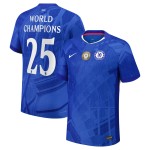 Maillot Domicile Chelsea 2025/26 Enfant - Champions du Monde n°25 Maillot Domicile Chelsea 2025/26 Enfant - Champions du Monde n°25