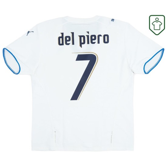 Homme Maillot rétro extérieur Italie 2006 Del Piero #7 Homme Maillot rétro extérieur Italie 2006 Del Piero #7