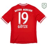 Homme Maillot domicile rétro Bayern Munich 2013/14 Götze #19 Homme Maillot domicile rétro Bayern Munich 2013/14 Götze #19