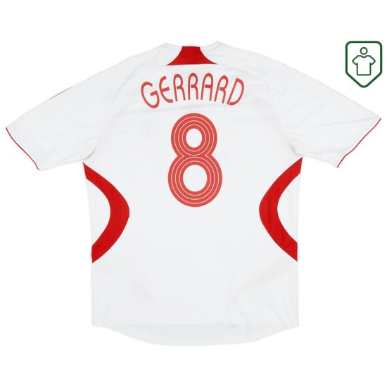 Maillot rétro extérieur homme Liverpool 2007/08 Gerrard #8 Maillot rétro extérieur homme Liverpool 2007/08 Gerrard #8