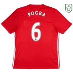Maillot rétro domicile homme Manchester United 2016/17 Pogba #6