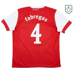 Maillot rétro domicile homme Arsenal 2010/11 Fabregas #4