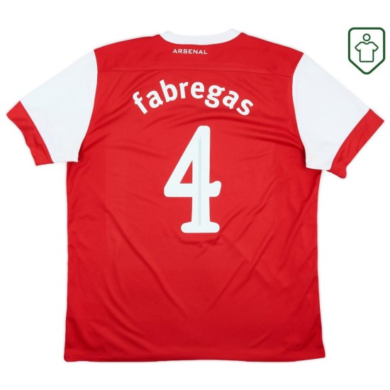 Maillot rétro domicile homme Arsenal 2010/11 Fabregas #4 Maillot rétro domicile homme Arsenal 2010/11 Fabregas #4