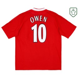 Maillot rétro domicile homme Liverpool 2002/04 Owen #10