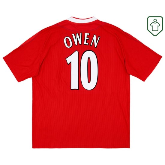 Maillot rétro domicile homme Liverpool 2002/04 Owen #10 Maillot rétro domicile homme Liverpool 2002/04 Owen #10