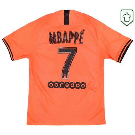 Homme Maillot rétro extérieur PSG 2019/20 Mbappe #7 Homme Maillot rétro extérieur PSG 2019/20 Mbappe #7