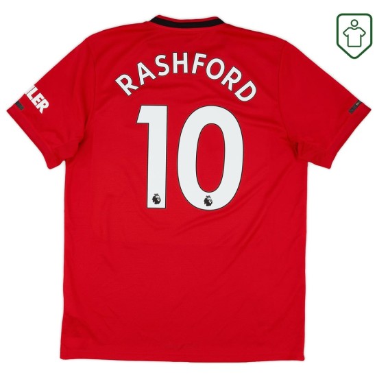 Maillot rétro domicile homme Manchester United 2019/20 Rashford #10