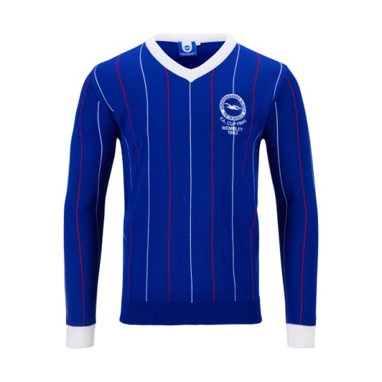 Maillot Rétro Finale FA Cup Femme Brighton & Hove Albion 1983 Maillot Rétro Finale FA Cup Femme Brighton & Hove Albion 1983