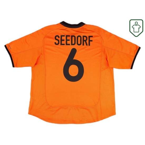 Homme Maillot rétro domicile Pays-Bas 2000/02 Seedorf #6 Homme Maillot rétro domicile Pays-Bas 2000/02 Seedorf #6