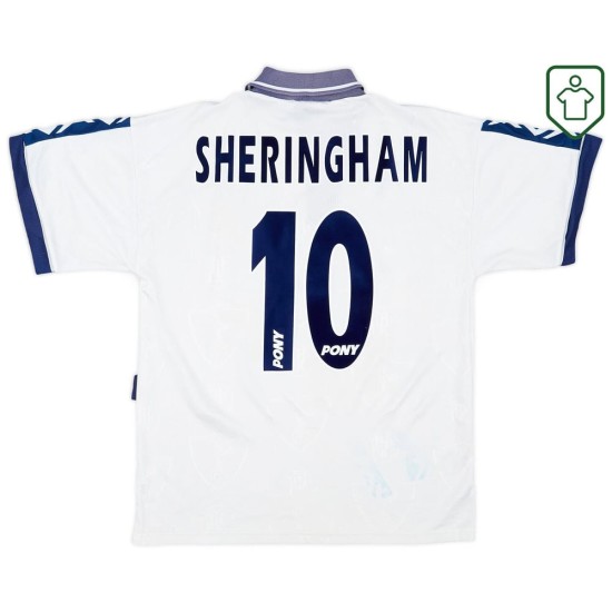 Maillot rétro domicile homme Tottenham Hotspur 1995/97 Sheringham #10 Maillot rétro domicile homme Tottenham Hotspur 1995/97 Sheringham #10