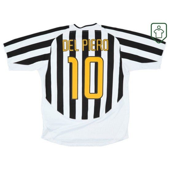 Homme Maillot domicile rétro Juventus 2003/04 Del Piero #10 Homme Maillot domicile rétro Juventus 2003/04 Del Piero #10