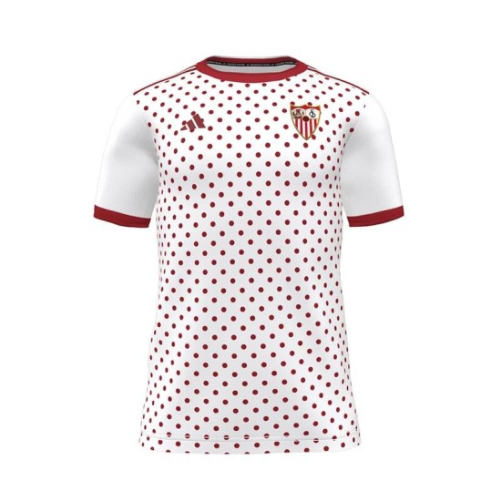 Enfant Séville FC 2025/26 Troisième Maillot Prématch - Blanc