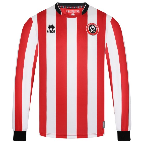 Maillot domicile à manches longues 2025/26 de Sheffield United pour homme Maillot domicile à manches longues 2025/26 de Sheffield United pour homme