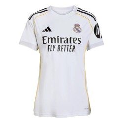 Maillot domicile Real Madrid 2025/26 pour femme