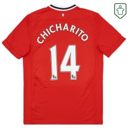 Maillot rétro domicile homme Manchester United 2011/12 Chicharito #14