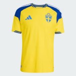 Maillot domicile authentique Coupe du Monde 2026 Suède homme Maillot domicile authentique Coupe du Monde 2026 Suède homme