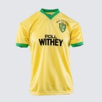 Maillot rétro Norwich City domicile Milk Cup finale 1985 homme Maillot rétro Norwich City domicile Milk Cup finale 1985 homme