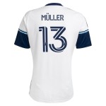 Maillot domicile Vancouver Whitecaps FC 2025 Enfant - Müller #13 Maillot domicile Vancouver Whitecaps FC 2025 Enfant - Müller #13
