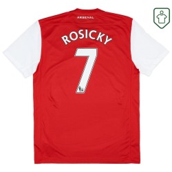 Maillot rétro domicile homme Arsenal 2011/12 Rosicky #7