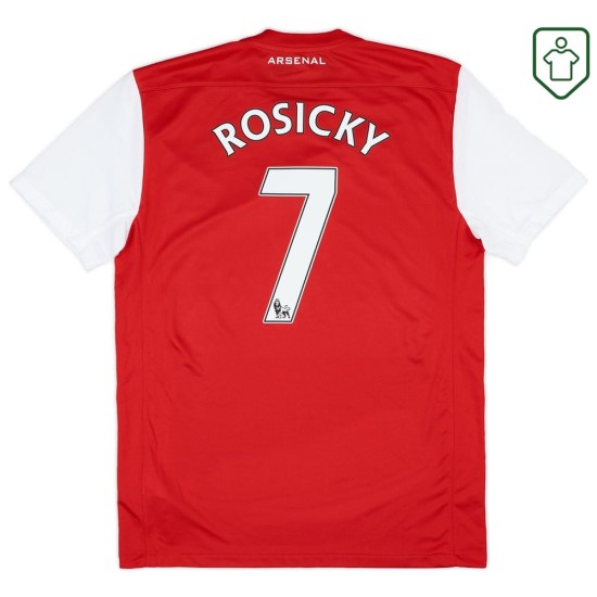 Maillot rétro domicile homme Arsenal 2011/12 Rosicky #7