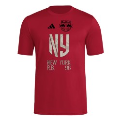 Troisième maillot AEROREADY à fermeture homme New York Red Bulls 2025 - Rouge