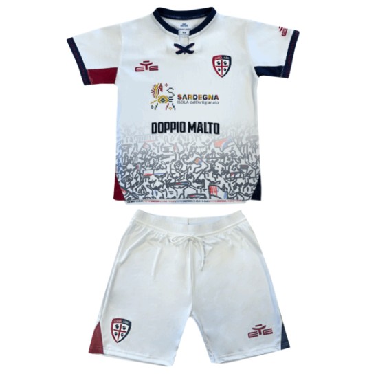 Kit Extérieur Cagliari Calcio Enfant 2025/26 Kit Extérieur Cagliari Calcio Enfant 2025/26